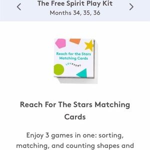 Lovevery Reach for the Stars Cards